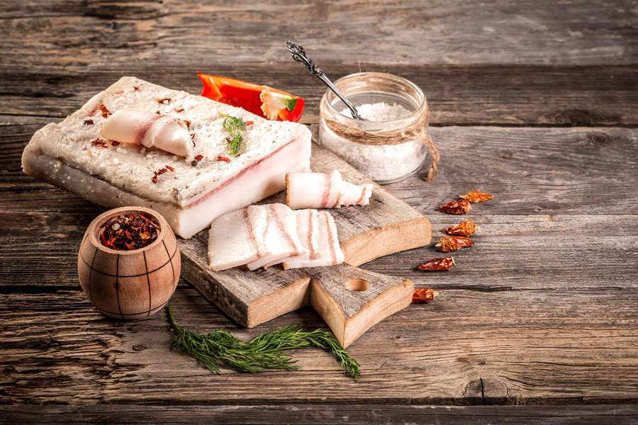 Как засолить сало